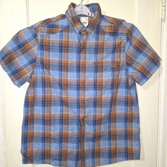 Solaris Plaid Button-Down Pearl Snap Top Size XL - Picture 3 of 11
